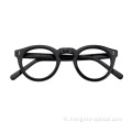 2021 Femmes de luxe Hommes Round Full Rim Frames Lunes Eyes Lunes Optical Eoryglass